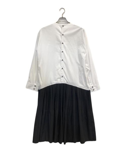 Gypsohila（ジプソフィア）Gypsohila (ジプソフィア) 切替ワンピース ホワイト サイズ:Fの古着・服飾アイテム