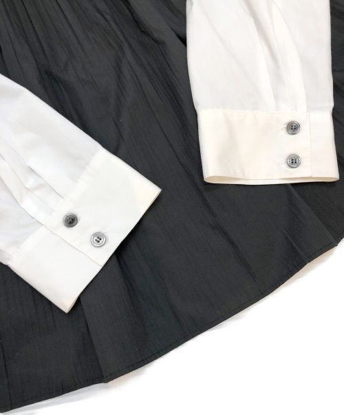 Gypsohila（ジプソフィア）Gypsohila (ジプソフィア) 切替ワンピース ホワイト サイズ:Fの古着・服飾アイテム