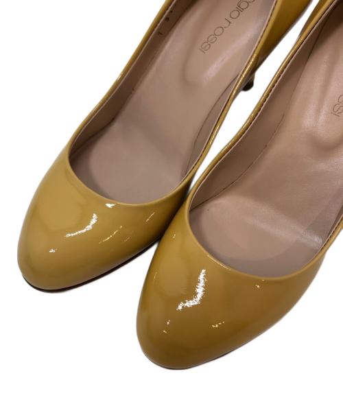 sergio rossi（セルジオロッシ）sergio rossi (セルジオロッシ) パンプス イエロー サイズ:35 1/2の古着・服飾アイテム