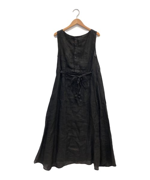 CP Shades（シーピーシェイズ）CP Shades (シーピーシェイズ) Ron Herman (ロンハーマン) リネンノースリーブワンピース ブラック サイズ:XSの古着・服飾アイテム