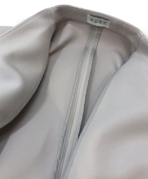 PLST（プラステ）PLST (プラステ) ノーカラーコート/ガウンコート/リバーコート グレー サイズ:L 未使用品の古着・服飾アイテム