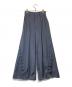HARE（ハレ）の古着「レースアップワイドパンツ」｜ブルー