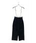Ameri (アメリ) ドロップパールサスペンダーパンツ/タックワイドパンツ/センタープレス ブラック サイズ:S：4000円