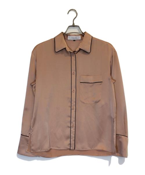LE CIEL BLEU（ルシェルブルー）LE CIEL BLEU (ルシェルブルー) サテンシャツ ピンク サイズ:36の古着・服飾アイテム