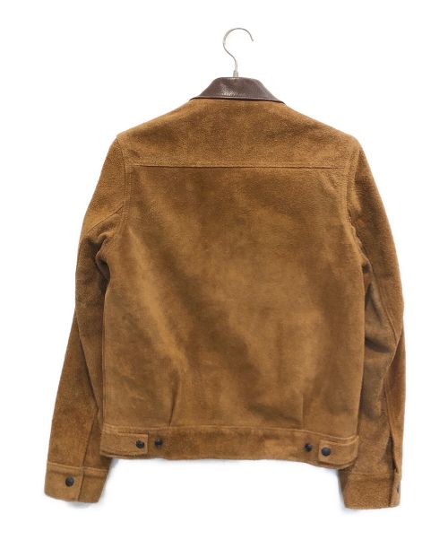 SCHOTT BROS.（ショット）SCHOTT BROS. (ショットブロス) スエードワークジャケット/レザージャケット ブラウン サイズ:36の古着・服飾アイテム