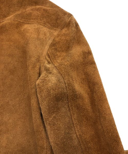 SCHOTT BROS.（ショット）SCHOTT BROS. (ショットブロス) スエードワークジャケット/レザージャケット ブラウン サイズ:36の古着・服飾アイテム