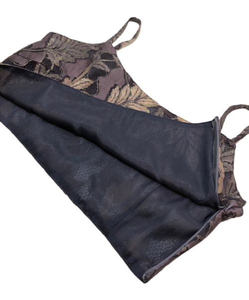 etoll.（エトル）etoll. (エトル) レースビスチェドレスワンピース ネイビー サイズ:Mの古着・服飾アイテム