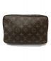 LOUIS VUITTON (ルイ ヴィトン) コスメポーチ/トゥルーストワレット28/セカンドバッグ ブラウン：29000円