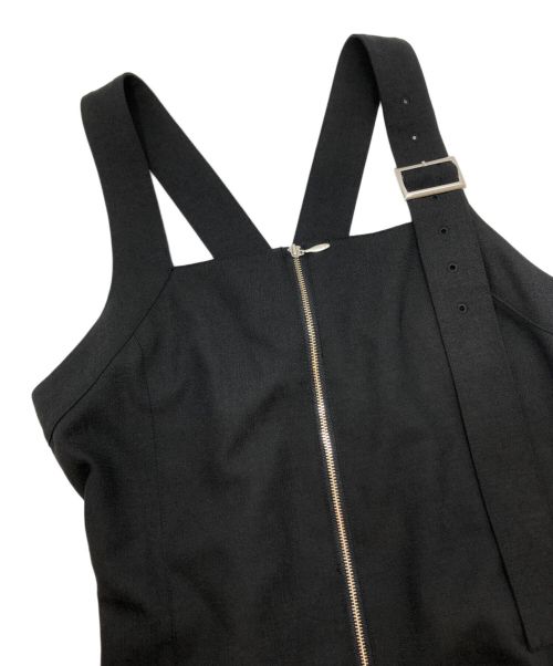 Mystrada（マイストラーダ）Mystrada (マイストラーダ) ホルターネックワンピース ブラック サイズ:36の古着・服飾アイテム