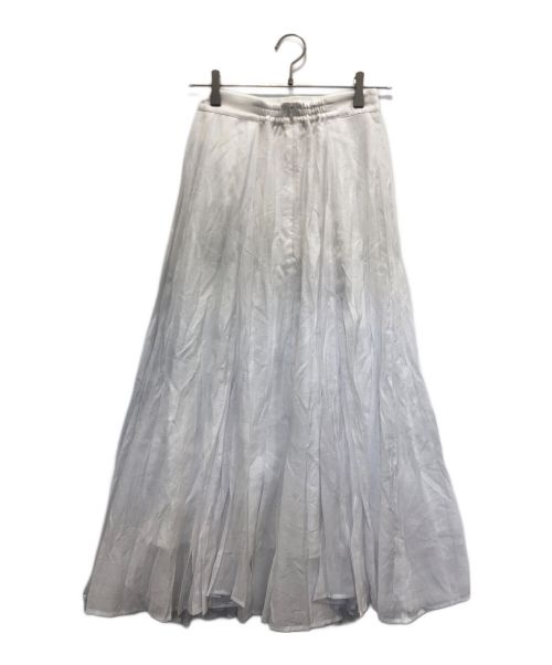 JUSGLITTY（ジャスグリッティー）JUSGLITTY (ジャスグリッティー) ロングスカート/マチフレアスカート ホワイト 未使用品の古着・服飾アイテム
