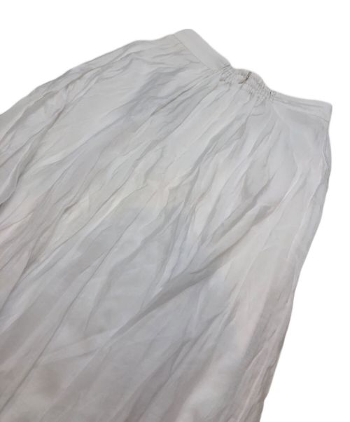 JUSGLITTY（ジャスグリッティー）JUSGLITTY (ジャスグリッティー) ロングスカート/マチフレアスカート ホワイト 未使用品の古着・服飾アイテム