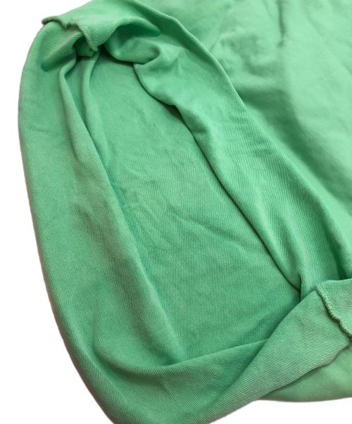 DIESEL（ディーゼル）DIESEL (ディーゼル) ロゴマキシフーディースウェットワンピース 黄緑 サイズ:XXSの古着・服飾アイテム