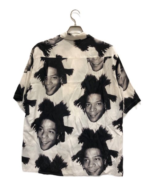 WACKO MARIA（ワコマリア）WACKO MARIA (ワコマリア) オープンカラーシャツ ホワイト×ブラック サイズ:Lの古着・服飾アイテム