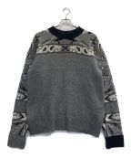 sacai×Dr.Wooサカイ×）の古着「バンダナニットプルオーバー」｜グレー
