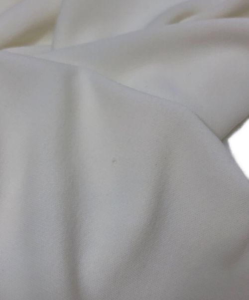 kay me（ケイミー）kay me (ケイミー) 切替ツイストワンピース/コットン混ジャージーワンピース ホワイト×グレー サイズ:Sの古着・服飾アイテム