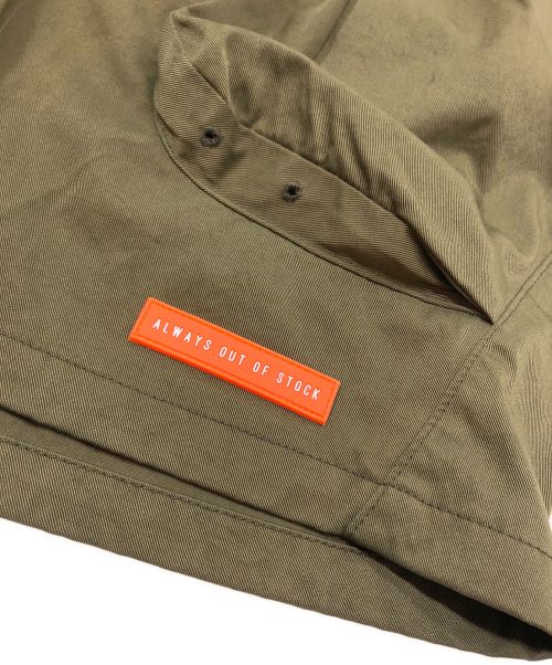 always out of stock（オールウェイズ アウト オブ ストック）always out of stock (オールウェイズ アウト オブ ストック) ハーフパンツ オリーブ サイズ:Sの古着・服飾アイテム