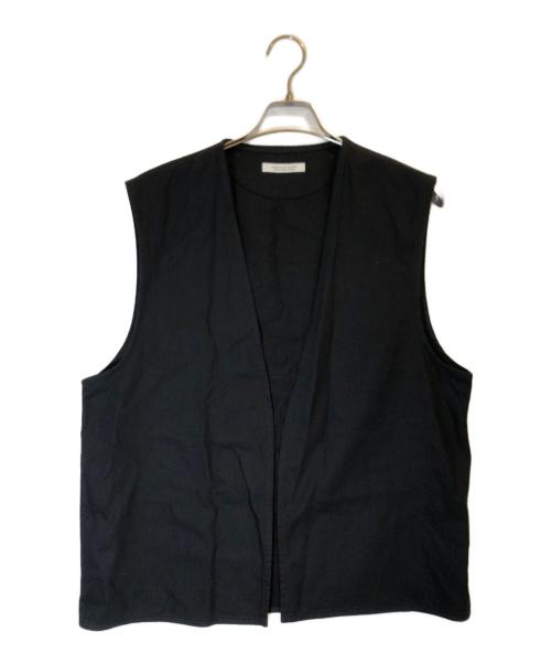 JOURNAL STANDARD（ジャーナルスタンダード）JOURNAL STANDARD (ジャーナルスタンダード) リネンヘリンボーンベスト ブラック サイズ:Mの古着・服飾アイテム