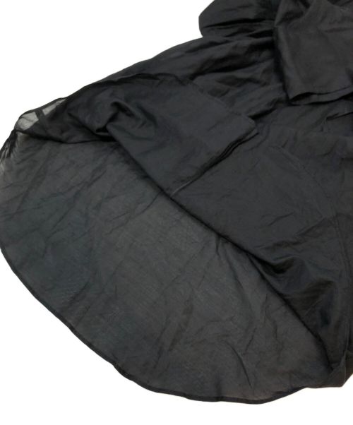 AEWEN MATOPH（イウエン マトフ）AEWEN MATOPH (イウエン マトフ) シルク混シアーブラウス ブラック サイズ:FREEの古着・服飾アイテム