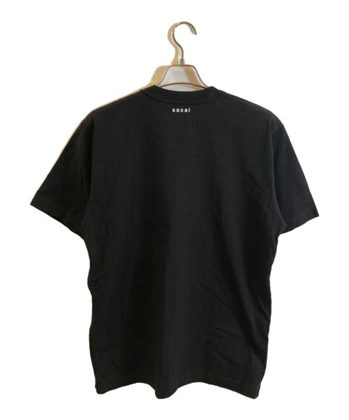 sacai（サカイ）sacai (サカイ) Side Zip Cotton T-Shirt ブラック サイズ:4の古着・服飾アイテム