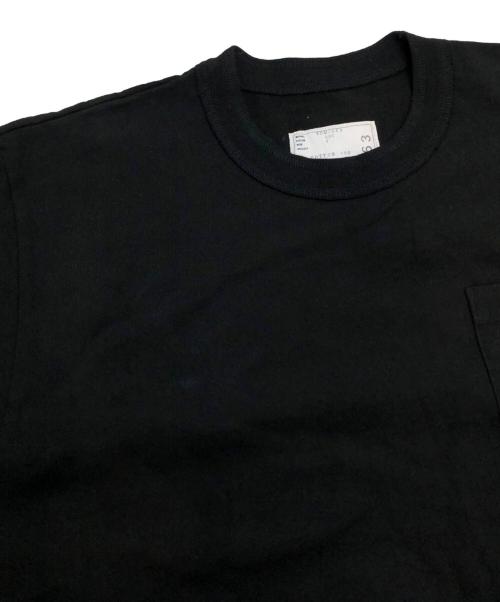 sacai（サカイ）sacai (サカイ) Side Zip Cotton T-Shirt ブラック サイズ:4の古着・服飾アイテム