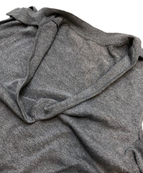 LE CIEL BLEU（ルシェルブルー）LE CIEL BLEU (ルシェルブルー) ニットワンピース グレー サイズ:36の古着・服飾アイテム