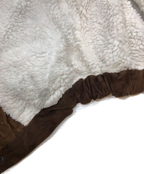 USED（ユーズド）USED (ユーズド) [古着]フリンジ スウェード レザージャケット ブラウン サイズ:表記なしの古着・服飾アイテム