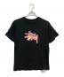 stussy（ステューシー）の古着「ロゴプリントTシャツ」｜ブラック