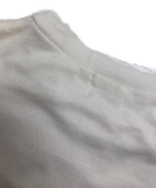 RIM.ARK（リムアーク）RIM.ARK (リムアーク) Double layered cut OP/ダブルレイヤードカットソーワンピース ホワイト サイズ:36の古着・服飾アイテム