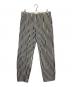 N.HOOLYWOOD（エヌ ハリウッド）の古着「ヒッコリーワークパンツ/ストライプパンツ」｜ホワイト×ブラック