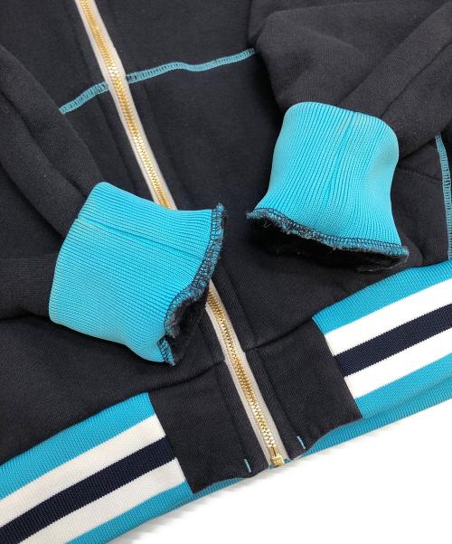 A(LeFRUDE)E（アレフルード）A(LeFRUDE)E (アレフルード) ワッペンジップパーカー ブラック サイズ:Sの古着・服飾アイテム