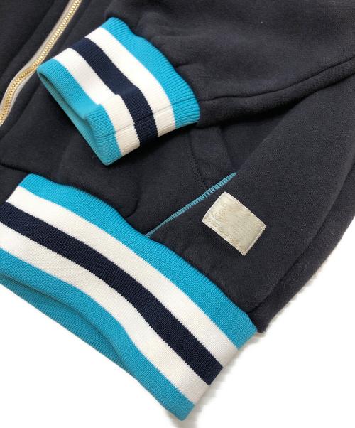 A(LeFRUDE)E（アレフルード）A(LeFRUDE)E (アレフルード) ワッペンジップパーカー ブラック サイズ:Sの古着・服飾アイテム