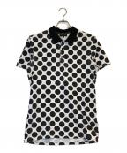 COMME des GARCONS HOMMEコムデギャルソン オム）の古着「ドット柄ポロシャツ」｜ホワイト