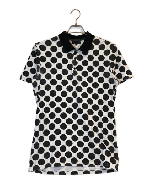 COMME des GARCONS HOMME（コムデギャルソン オム）COMME des GARCONS HOMME (コムデギャルソン オム) ドット柄ポロシャツ ホワイト サイズ:Sの古着・服飾アイテム