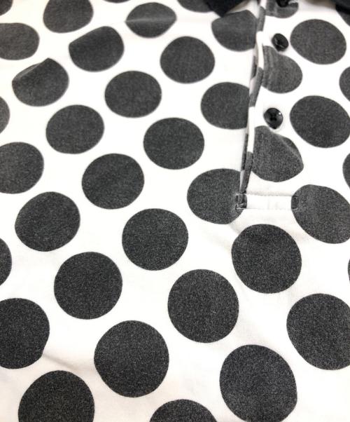 COMME des GARCONS HOMME（コムデギャルソン オム）COMME des GARCONS HOMME (コムデギャルソン オム) ドット柄ポロシャツ ホワイト サイズ:Sの古着・服飾アイテム