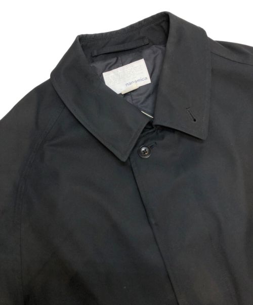 nanamica（ナナミカ）nanamica (ナナミカ) GORE-TEX Short Soutien Collar Coat/ラグランスリーブショートステンカラーコート ブラック サイズ:Lの古着・服飾アイテム