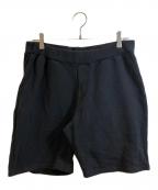 BEAMS PLUS×LOOPWHEELERビームスプラス×ループウィラー）の古着「スウェットハーフパンツ」｜ブラック