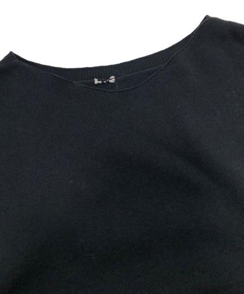 PLUS OTO.HA（プラスオトハ）PLUS OTO.HA (プラスオトハ) ニットワンピース ブラック サイズ:FREEの古着・服飾アイテム