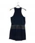 DIESEL Black Gold (ディーゼル ブラック ゴールド) レザー切替ノースリーブワンピース ネイビー サイズ:40：4000円
