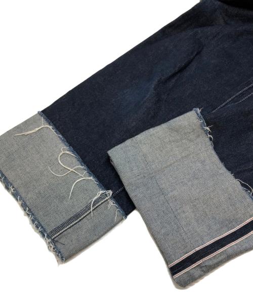 CREDONA（クレドナ）CREDONA (クレドナ) カットオフデニムパンツ インディゴの古着・服飾アイテム