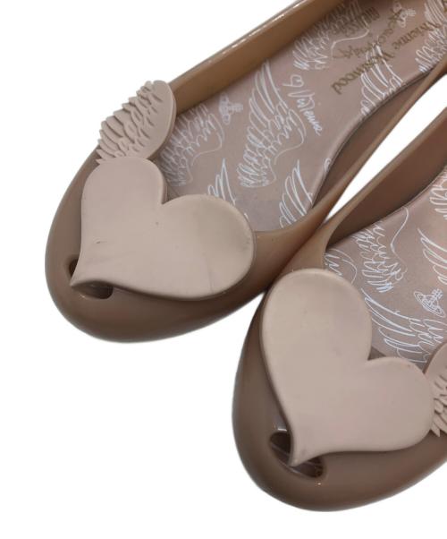 Vivienne Westwood（ヴィヴィアンウエストウッド）Vivienne Westwood (ヴィヴィアンウエストウッド) melissa (メリッサ) ラバーローファー ピンク サイズ:25.5ＣＭの古着・服飾アイテム