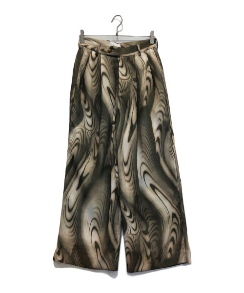 soerte（ソエルテ）soerte (ソエルテ) 総柄パンツ ベージュ サイズ:1の古着・服飾アイテム