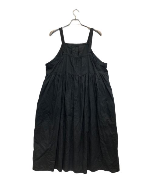 オオカミとフクロウ（オオカミトフクロウ）オオカミとフクロウ (オオカミトフクロウ) コットンリネンワンピース ブラック サイズ:表記なしの古着・服飾アイテム