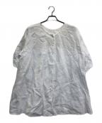 BEARDSLEYビアズリー）の古着「ブラウス」｜ホワイト