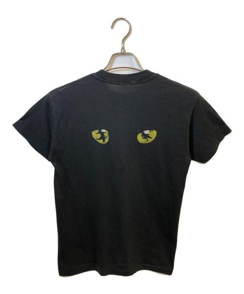 USED（ユーズド）USED (ユーズド) プリントTシャツ/CATS/コピーライト入り/80s ブラック サイズ:Lの古着・服飾アイテム