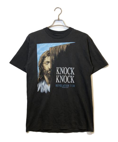 USED（ユーズド）USED (ユーズド) プリントTシャツ ブラック サイズ:Lの古着・服飾アイテム