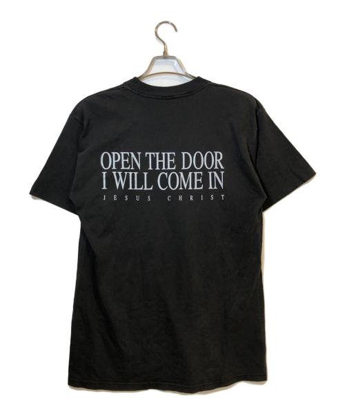 USED（ユーズド）USED (ユーズド) プリントTシャツ ブラック サイズ:Lの古着・服飾アイテム