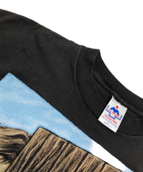 USED（ユーズド）USED (ユーズド) プリントTシャツ ブラック サイズ:Lの古着・服飾アイテム