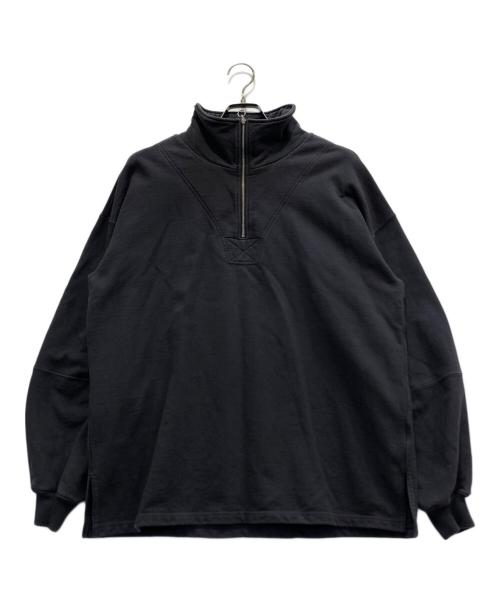 TODAYFUL（トゥデイフル）TODAYFUL (トゥデイフル) ハーフジップスウェット ブラック サイズ:FREEの古着・服飾アイテム