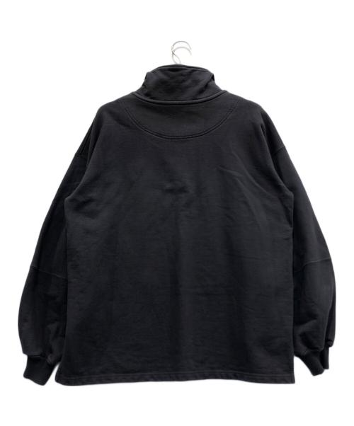 TODAYFUL（トゥデイフル）TODAYFUL (トゥデイフル) ハーフジップスウェット ブラック サイズ:FREEの古着・服飾アイテム