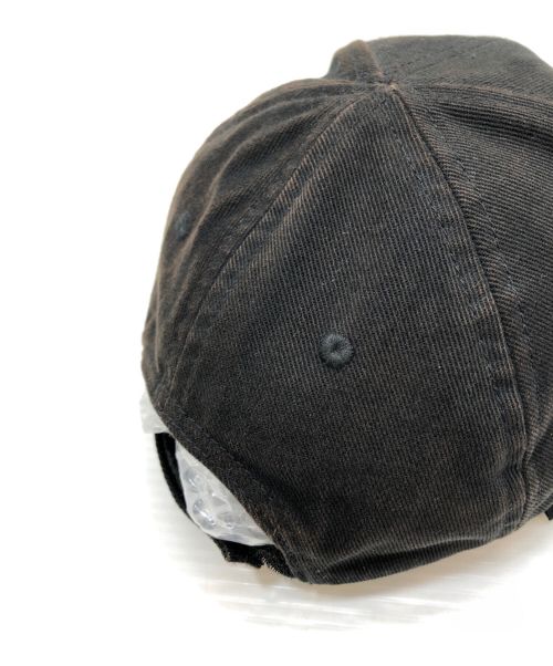 BALENCIAGA（バレンシアガ）BALENCIAGA (バレンシアガ) バイザーロゴキャップ/キャップ ブラックの古着・服飾アイテム
